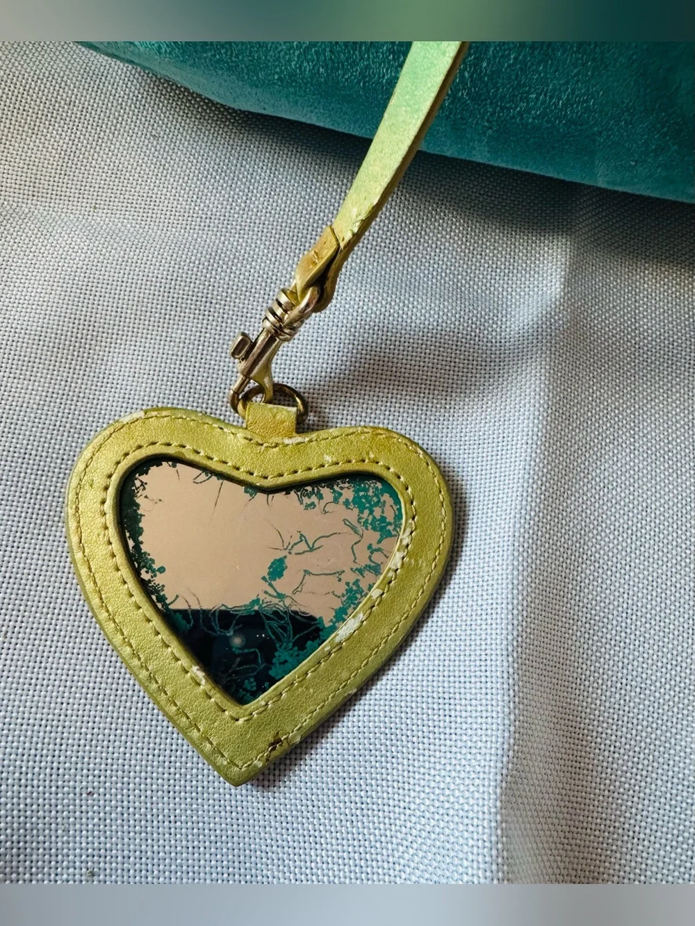 Rare Juicy Couture Y2K Teal Velour Rhinestone Darling Couture Shoulder Bag - Picture 12 of 12